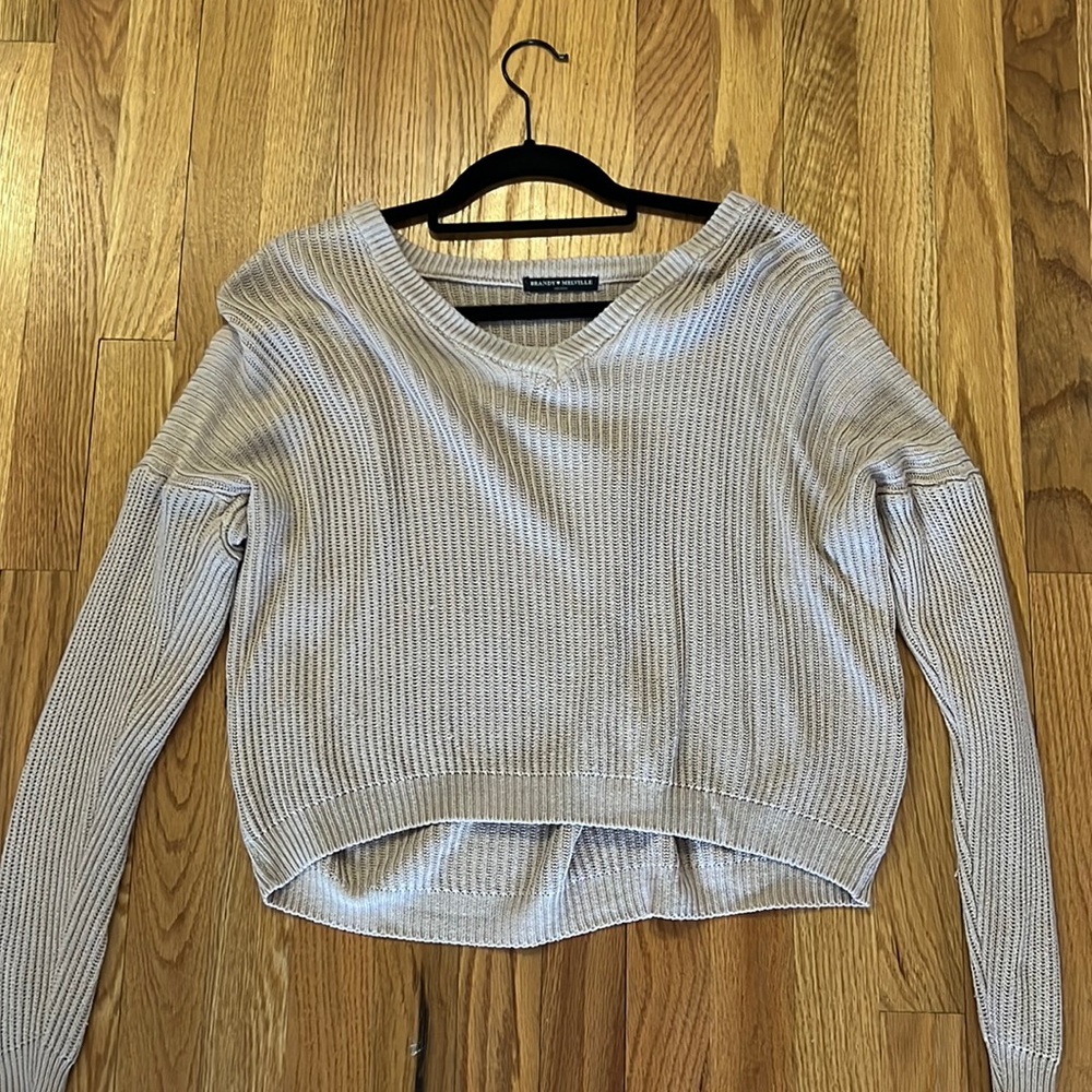 Brandy Melville soft pink sweater